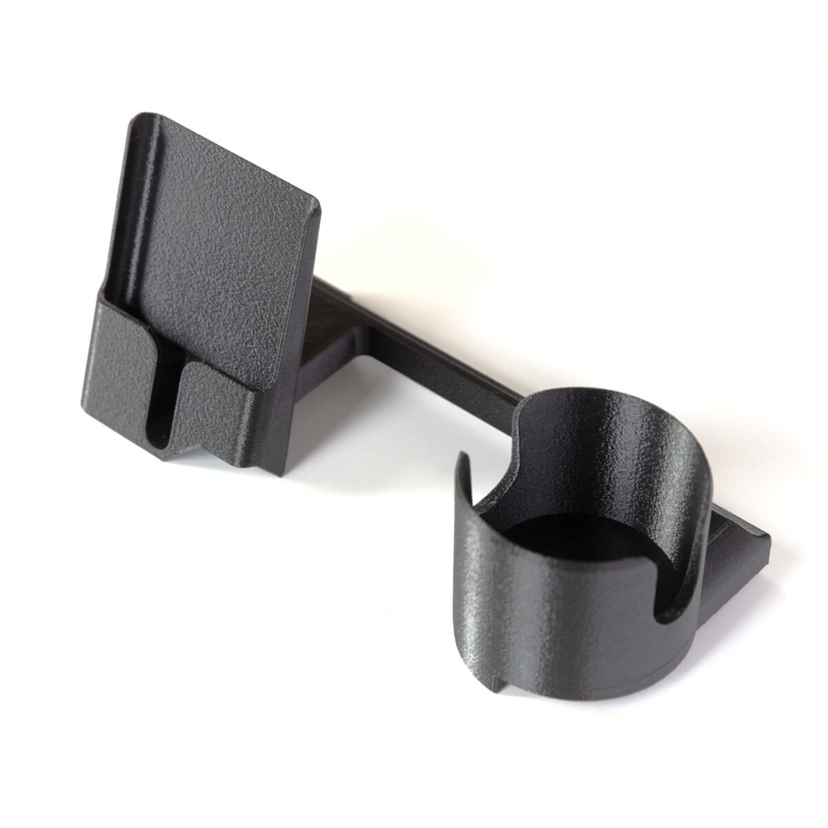 2-in-1 Getränkehalter + Handyhalter – Mittelkonsole – BMW 5er E60 / E61 VFL