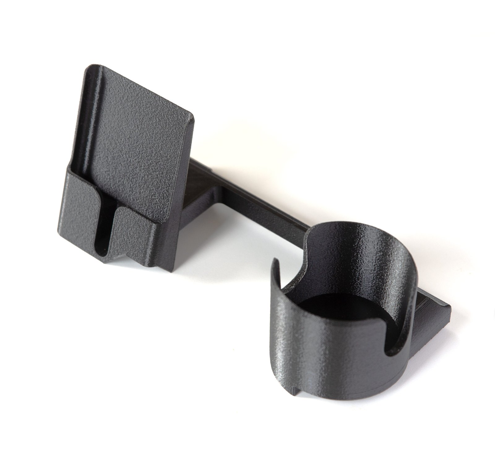 2-in-1 Getränkehalter + Handyhalter – Mittelkonsole – BMW 5er E60 / E61 VFL